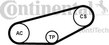 Continental 4PK855K1 - Jeu de courroies trapézoïdales à nervures cwaw.fr