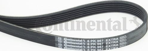 CONTITECH 6PK967 EXTRA - Courroie trapézoïdale à nervures cwaw.fr