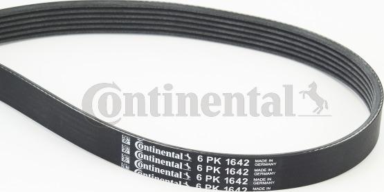 CONTITECH 6 PK 1642 - Courroie trapézoïdale à nervures cwaw.fr