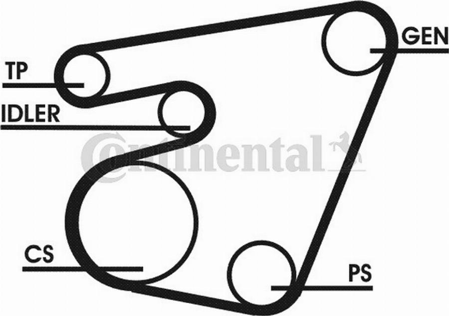 CONTITECH 6PK1751D1 - Poulie, vilebrequin cwaw.fr