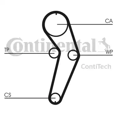 Continental CT988K2 - Kit de distribution cwaw.fr