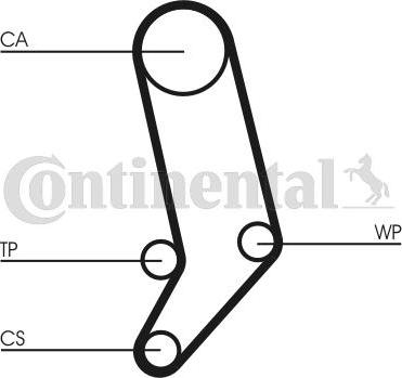 CONTITECH CT939K4 - Kit de distribution cwaw.fr