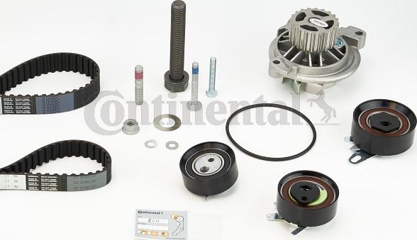 CONTITECH CT 939 WP8 PRO - Pompe à eau + kit de courroie de distribution cwaw.fr