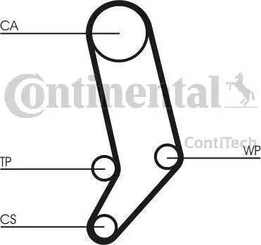 Continental CT939K1 - Kit de distribution cwaw.fr