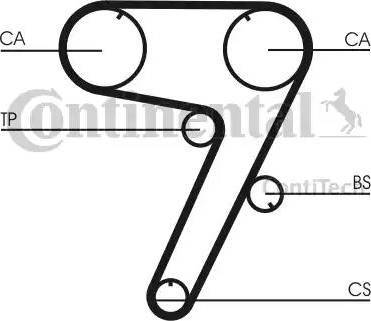 Continental CT931K1 - Kit de distribution cwaw.fr