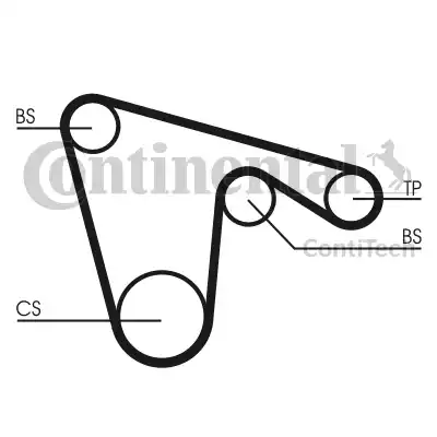 Continental CT970K1 - Kit de distribution cwaw.fr