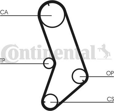 CONTITECH CT647K5 - Kit de distribution cwaw.fr