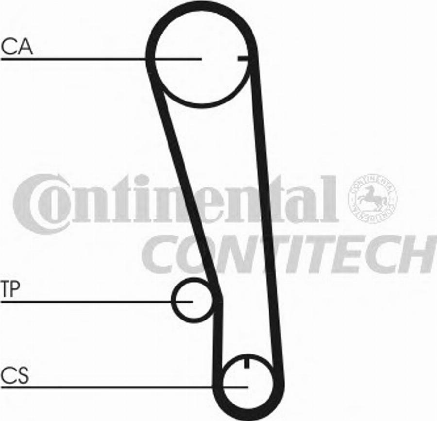 CONTITECH CT665K1 - Kit de distribution cwaw.fr