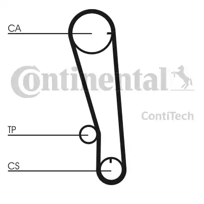 Continental CT665 - Courroie de distribution cwaw.fr