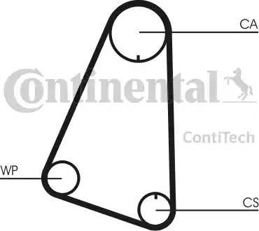 Continental CT633 - Courroie de distribution cwaw.fr