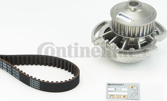 CONTITECH CT629WP1 - Pompe à eau + kit de courroie de distribution cwaw.fr