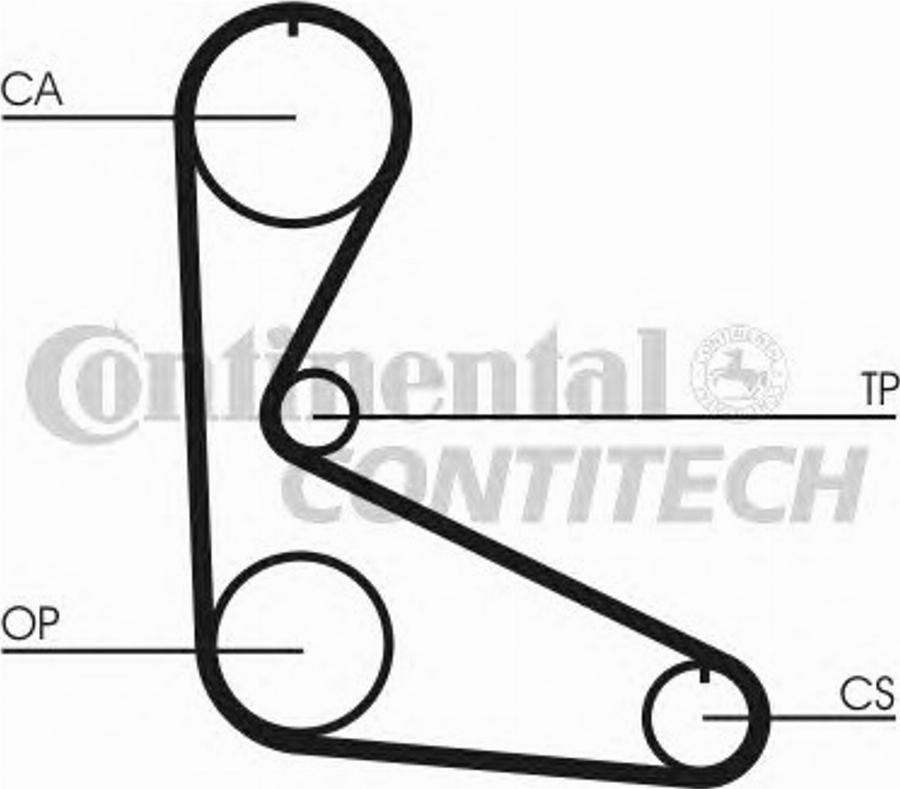 CONTITECH CT626K2 - Kit de distribution cwaw.fr