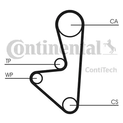 Continental CT1067K1 - Kit de distribution cwaw.fr