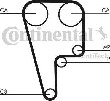 Continental CT1006K1 - Kit de distribution cwaw.fr