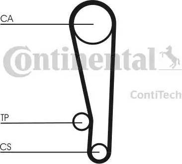 Continental CT1013K1 - Kit de distribution cwaw.fr