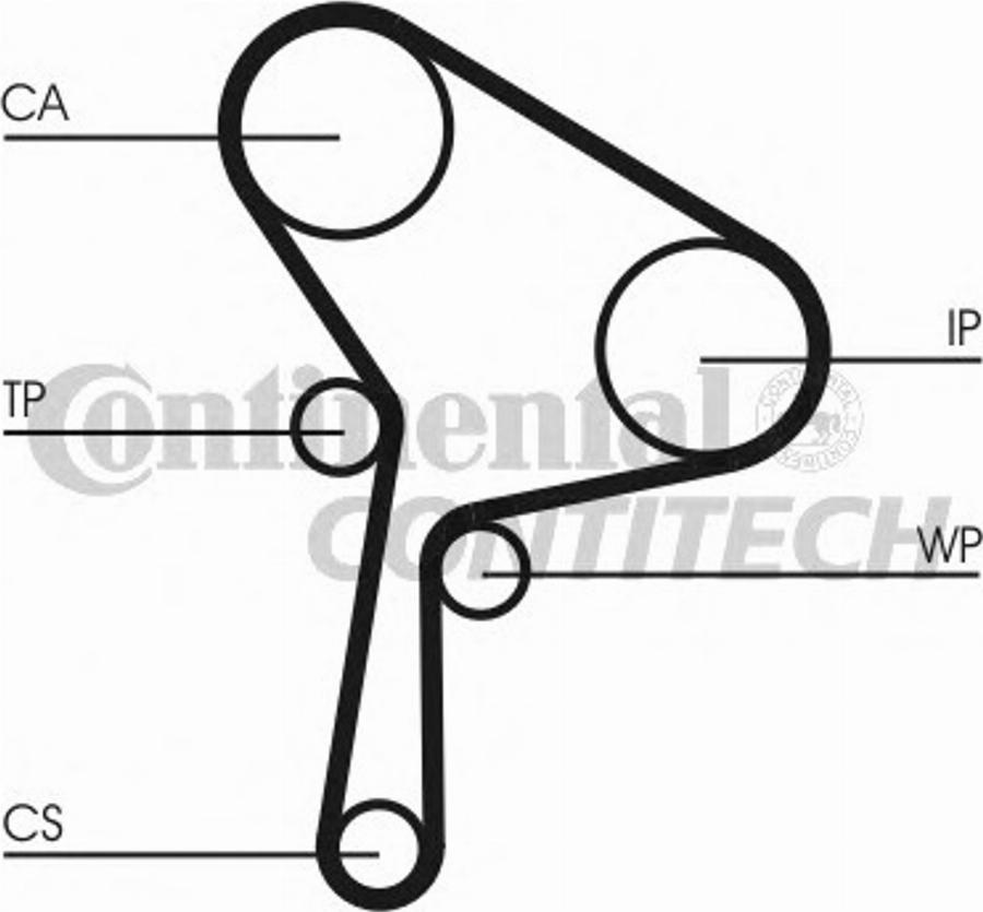 CONTITECH CT1025WP1 - --- cwaw.fr