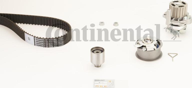 CONTITECH CT1028WP4 - Pompe à eau + kit de courroie de distribution cwaw.fr