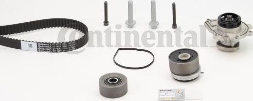 CONTITECH CT 1077 WP2 - Pompe à eau + kit de courroie de distribution cwaw.fr