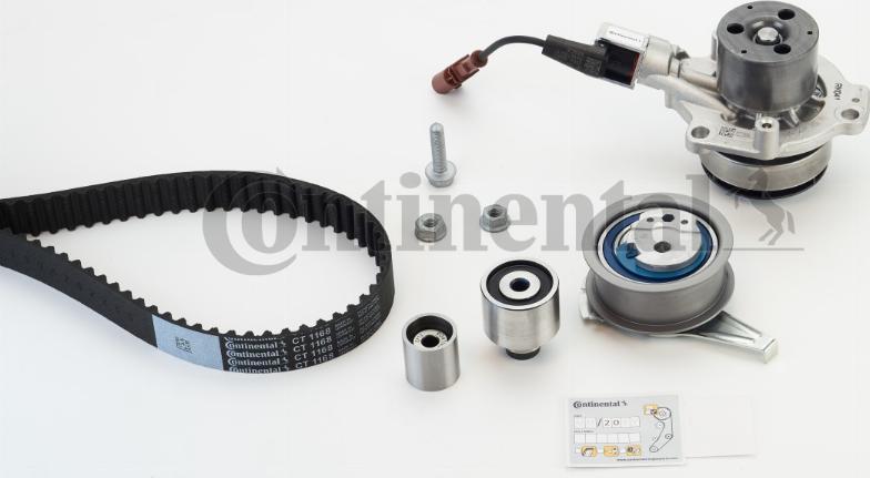 CONTITECH CT1168WP4 - Pompe à eau + kit de courroie de distribution cwaw.fr