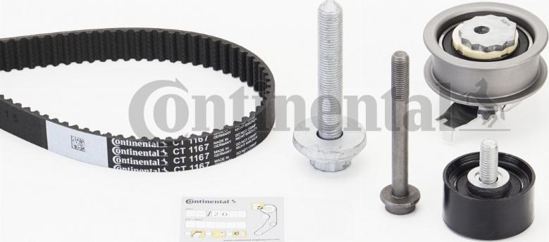 CONTITECH CT1167K4 - Kit de distribution cwaw.fr