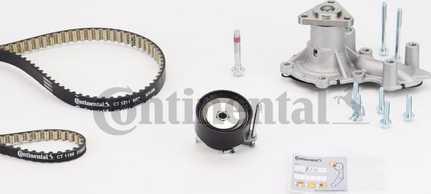 CONTITECH CT1211WP2PRO - Pompe à eau + kit de courroie de distribution cwaw.fr