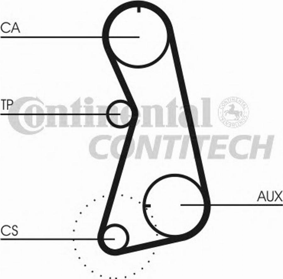 CONTITECH CT848K1 - Kit de distribution cwaw.fr