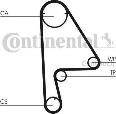 Continental CT863K1 - Kit de distribution cwaw.fr