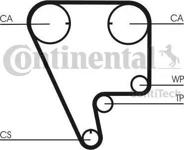 Continental CT794K1 - Kit de distribution cwaw.fr