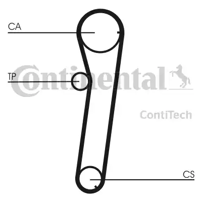 Continental CT740 - Courroie de distribution cwaw.fr