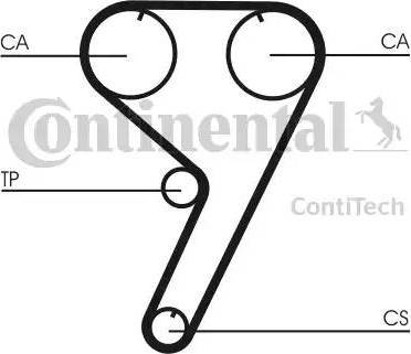 Continental CT770K1 - Kit de distribution cwaw.fr