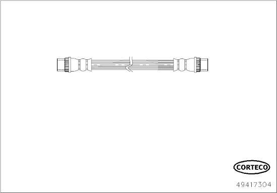 Corteco 49417304 - Flexible de frein cwaw.fr