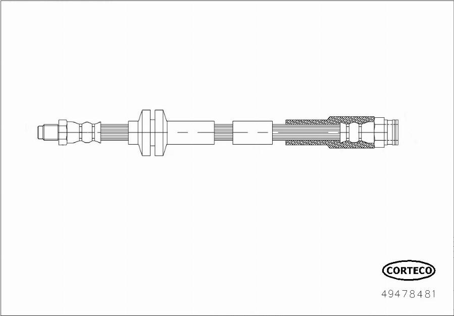 Corteco 49478481 - Flexible de frein cwaw.fr