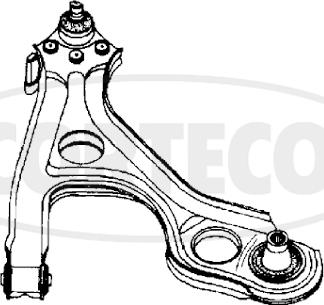 Corteco 49399156 - Bras de liaison, suspension de roue cwaw.fr