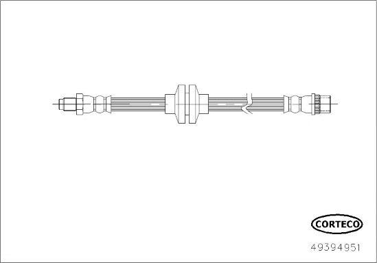 Corteco 49394951 - Flexible de frein cwaw.fr