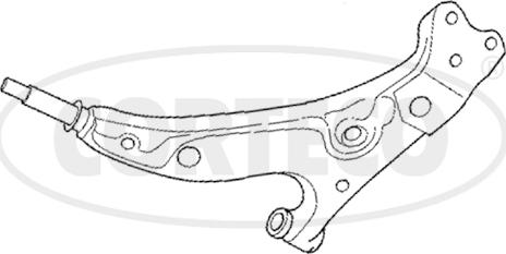 Corteco 49397501 - Bras de liaison, suspension de roue cwaw.fr