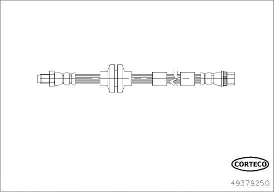 Corteco 49379250 - Flexible de frein cwaw.fr