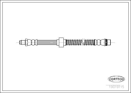 Corteco 19019115 - Flexible de frein cwaw.fr