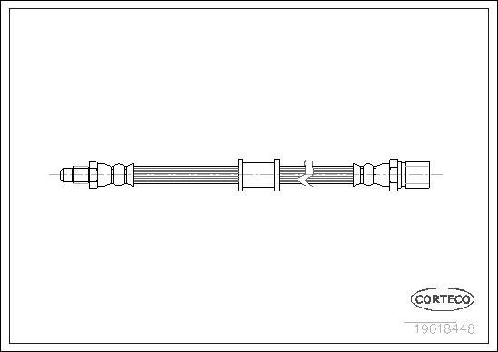 Corteco 19018448 - Flexible de frein cwaw.fr