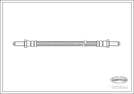 Corteco 19018460 - Flexible de frein cwaw.fr