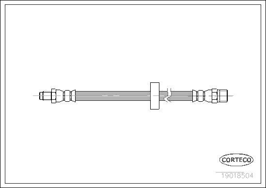 Corteco 19018504 - Flexible de frein cwaw.fr