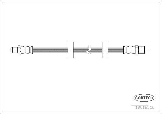 Corteco 19018516 - Flexible de frein cwaw.fr