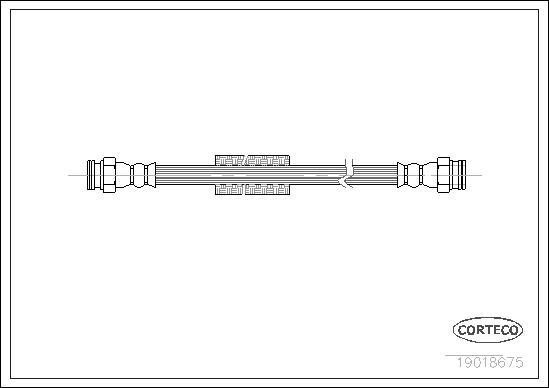 Corteco 19018675 - Flexible de frein cwaw.fr