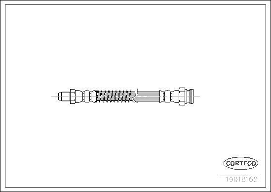 Corteco 19018162 - Flexible de frein cwaw.fr