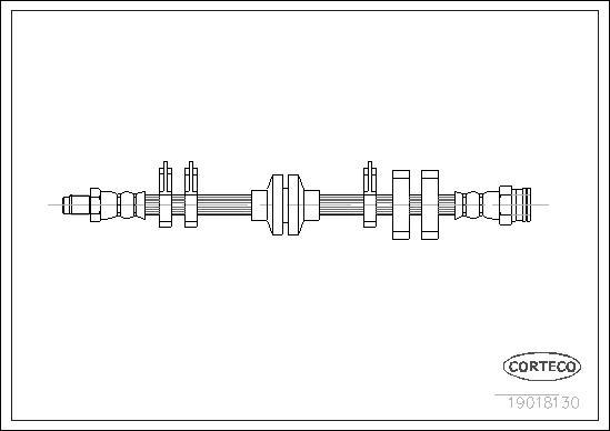 Corteco 19018130 - Flexible de frein cwaw.fr