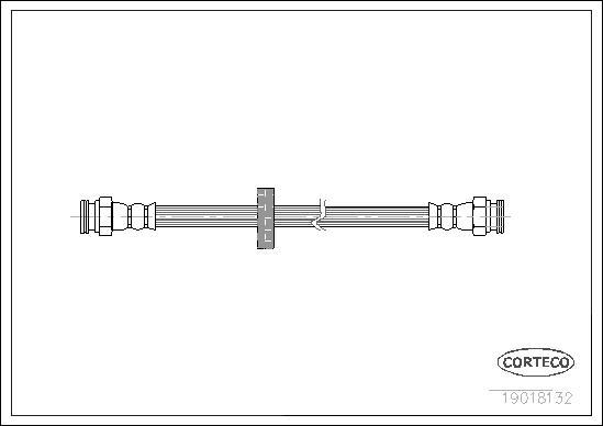 Corteco 19018132 - Flexible de frein cwaw.fr