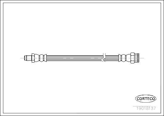 Corteco 19018137 - Flexible de frein cwaw.fr