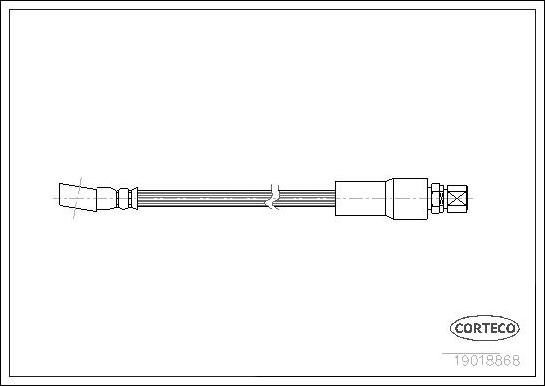 Corteco 19018868 - Flexible de frein cwaw.fr