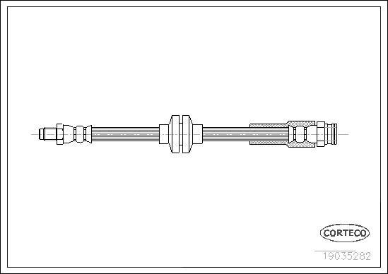 Corteco 19035282 - Flexible de frein cwaw.fr