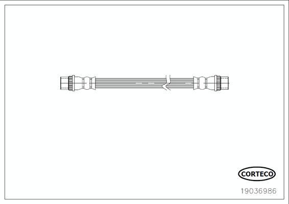 Corteco 19036986 - Flexible de frein cwaw.fr