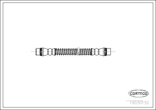 Corteco 19030132 - Flexible de frein cwaw.fr